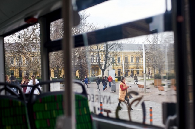 Vonalbejárás az új buszokkal - fotó Szarka Lajos