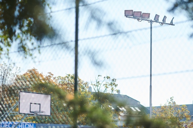 Streetball pálya világítás átadó - fotó Szarka Lajos