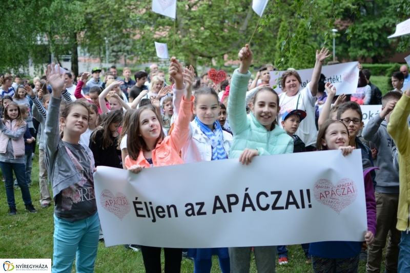 Csendes Demonstráció az Apáczai Gyakorlóért a Nyíregyházi Főiskolán