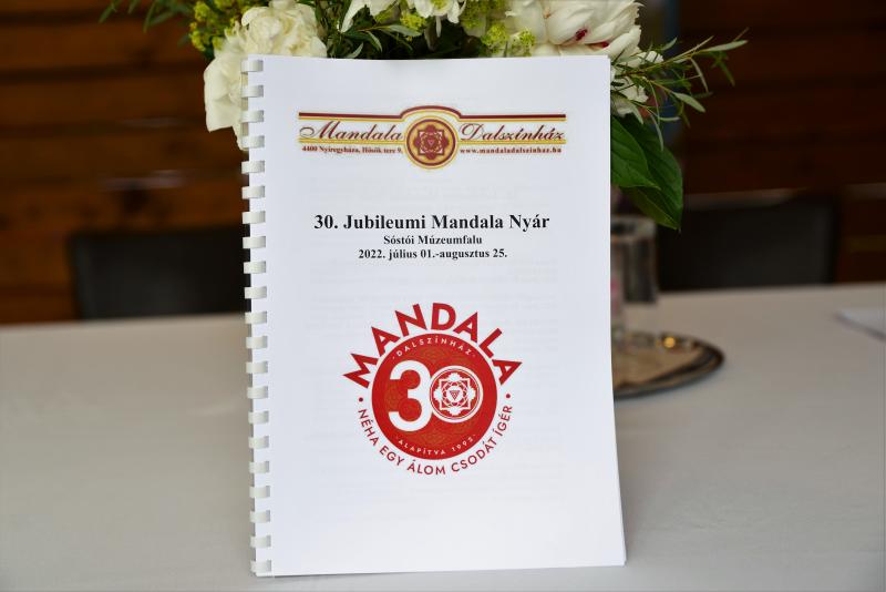 30. Jubileumi Mandala Nyár sajtótájékoztatója