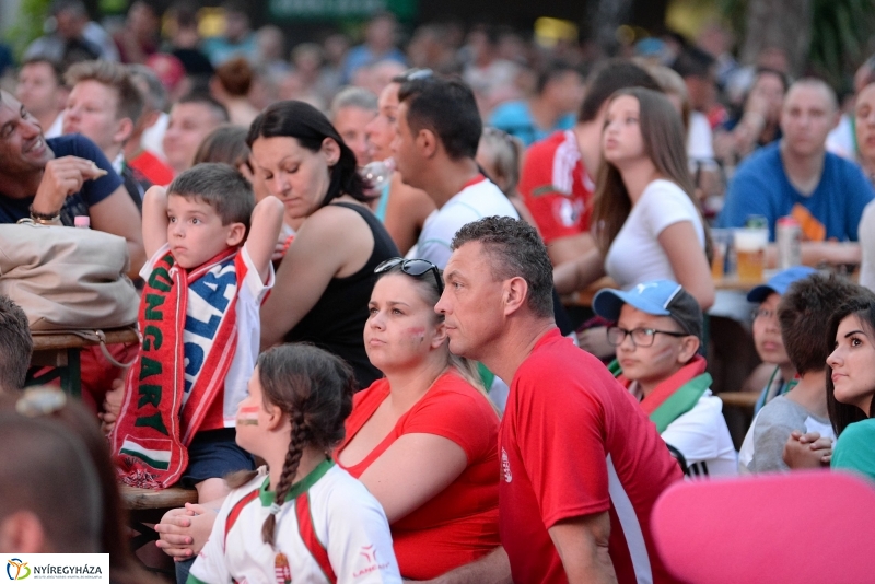 Magyarország-Belgium - közös szurkolás a Sóstón