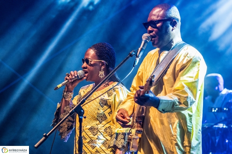 Amadou & Mariam a VIDOR Fesztivál nagyszínpadán - fotó Kohut Árpád