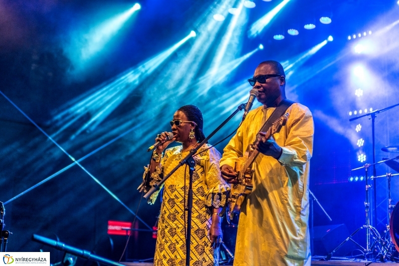 Amadou & Mariam a VIDOR Fesztivál nagyszínpadán - fotó Kohut Árpád