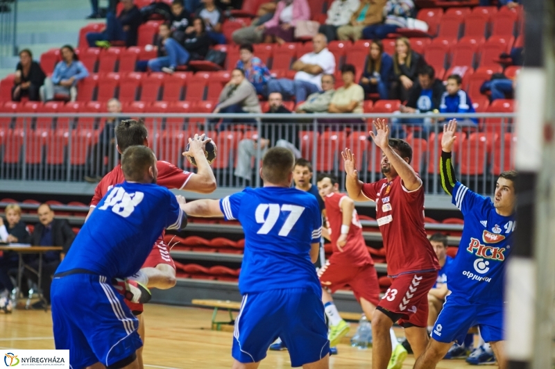 Nyíregyháza-Szeged férfi kézilabda - fotó Szarka Lajos