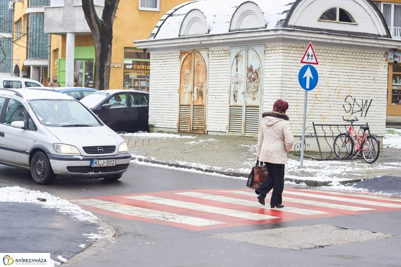 Új gyalogos átkelőhelyek - fotó Szarka Lajos