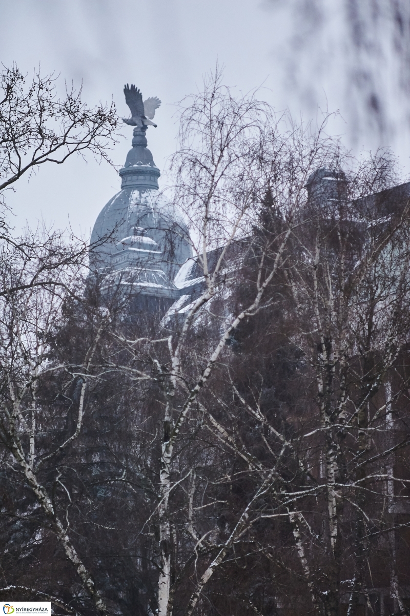 Téli pillanatok a belvárosban - fotó Szarka Lajos