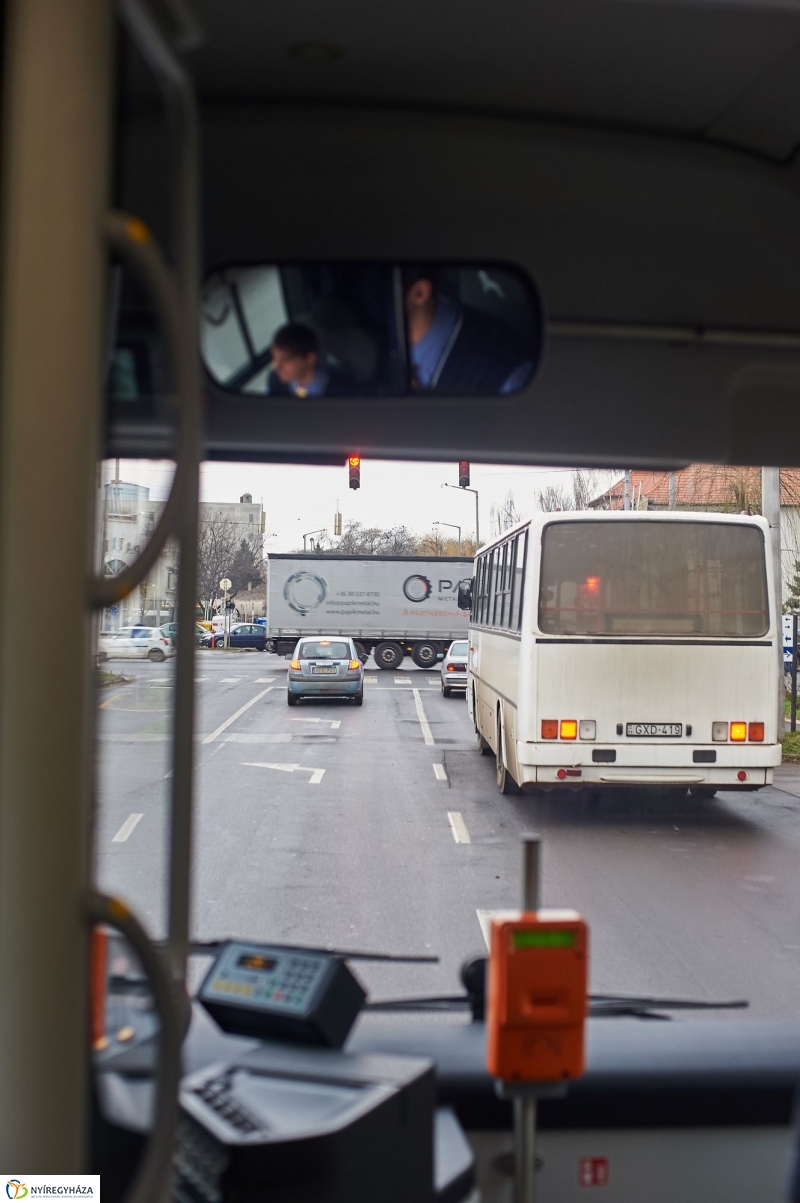 Vonalbejárás az új buszokkal - fotó Szarka Lajos