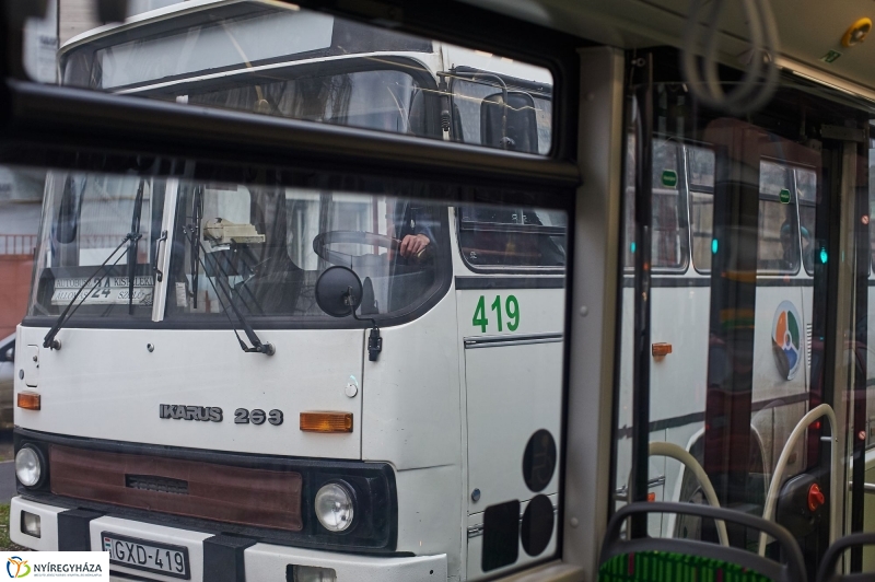 Vonalbejárás az új buszokkal - fotó Szarka Lajos