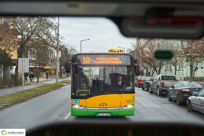 Vonalbejárás az új buszokkal - fotó Szarka Lajos