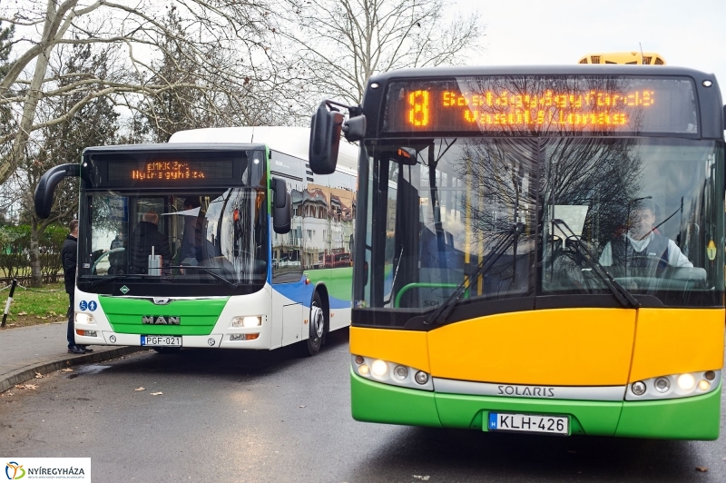 Vonalbejárás az új buszokkal - fotó Szarka Lajos