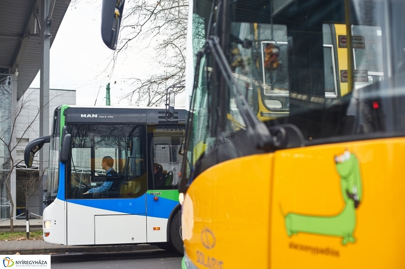 Vonalbejárás az új buszokkal - fotó Szarka Lajos