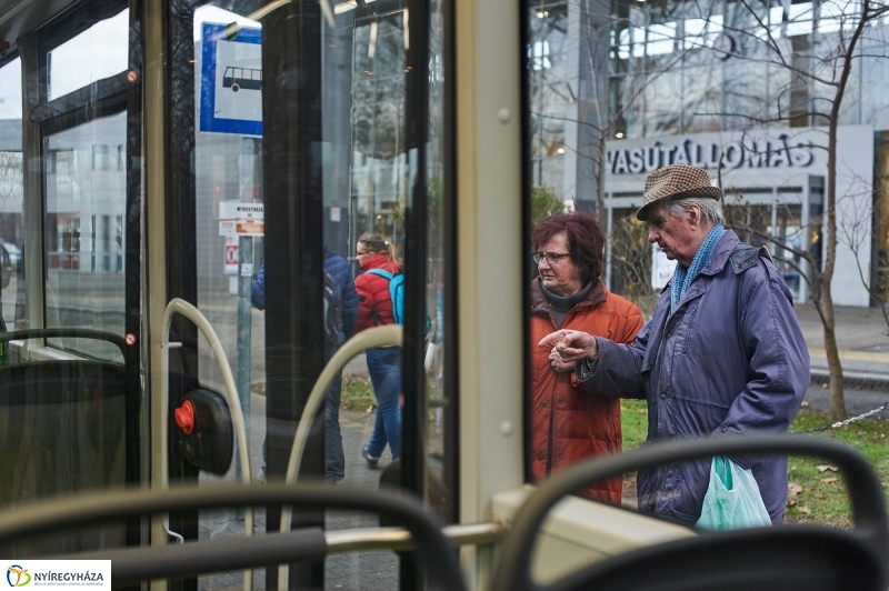 Vonalbejárás az új buszokkal - fotó Szarka Lajos