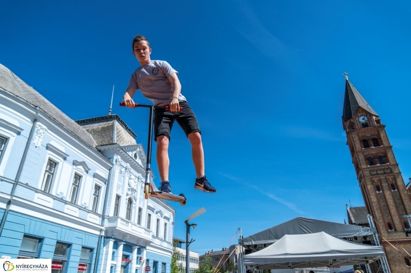 Bmx bemutató a Hello Nyíregyházán - fotó Kohut Árpád