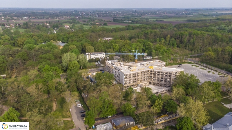 Légifelvételek a Hotel Sóstó SPA hamarosan elkészülő épületéről