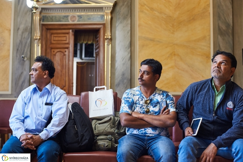Indiai vendégek a Városházán - fotó Szarka Lajos