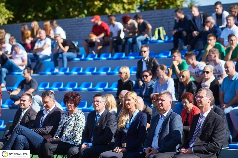 Streetball pálya világítás átadó - fotó Szarka Lajos