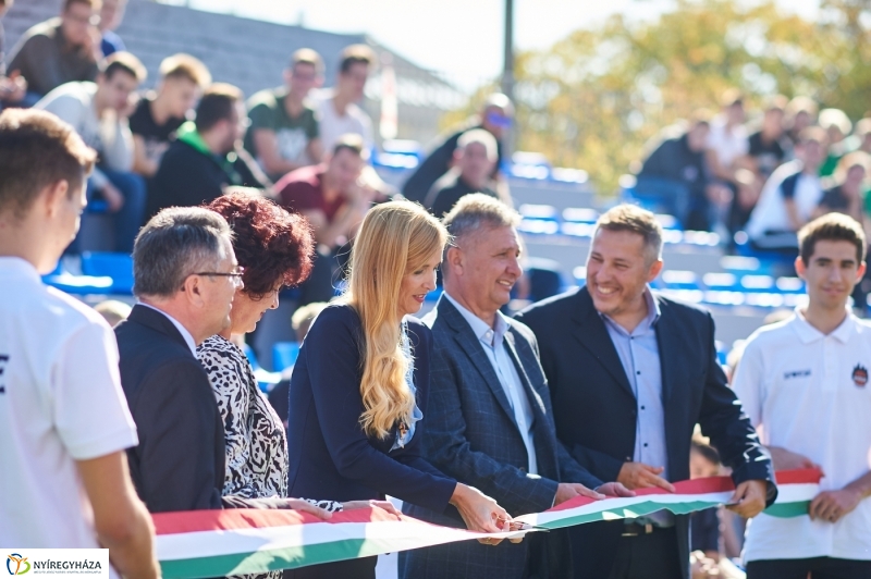 Streetball pálya világítás átadó - fotó Szarka Lajos