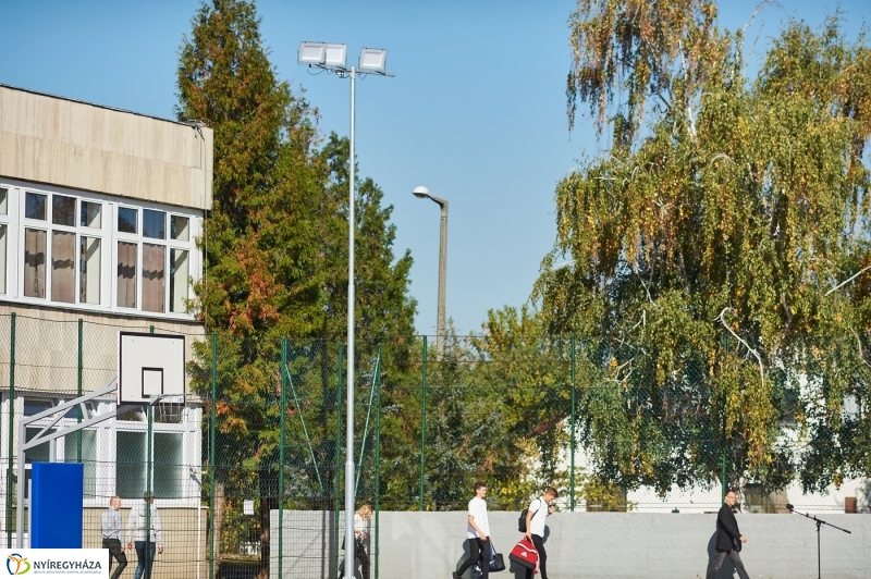 Streetball pálya világítás átadó - fotó Szarka Lajos