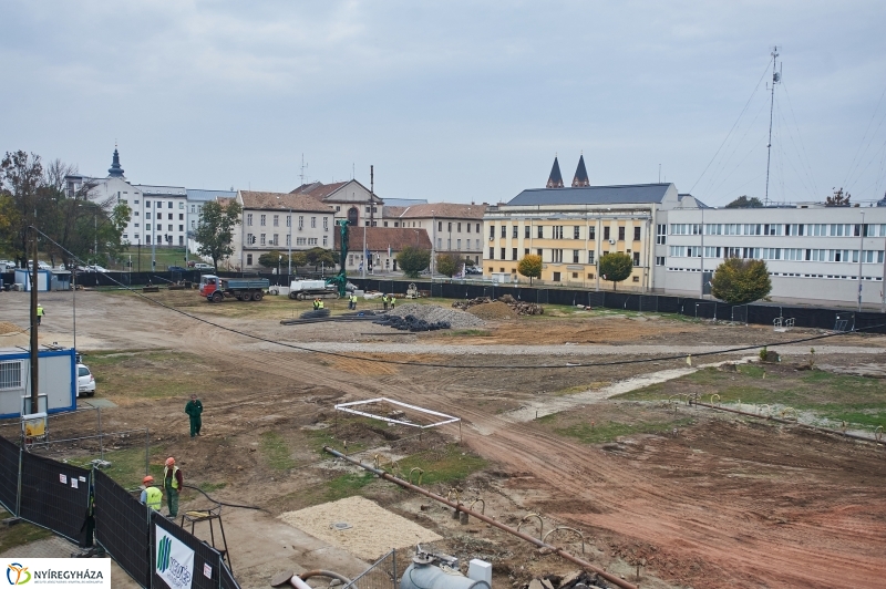 Városi uszoda alapkőletétele - fotó Szarka Lajos