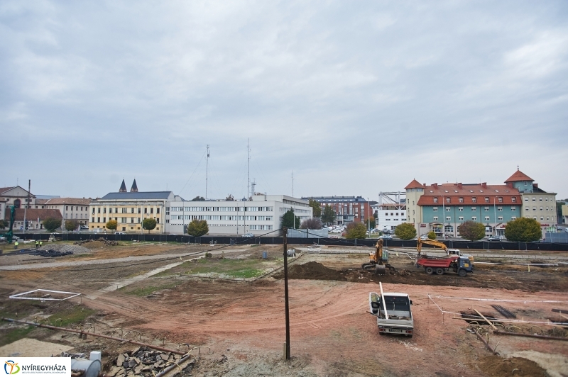 Városi uszoda alapkőletétele - fotó Szarka Lajos