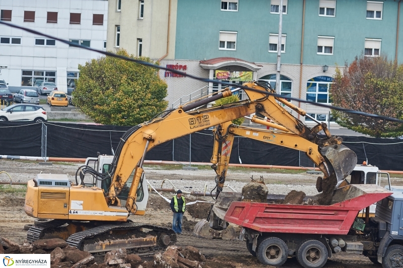 Városi uszoda alapkőletétele - fotó Szarka Lajos