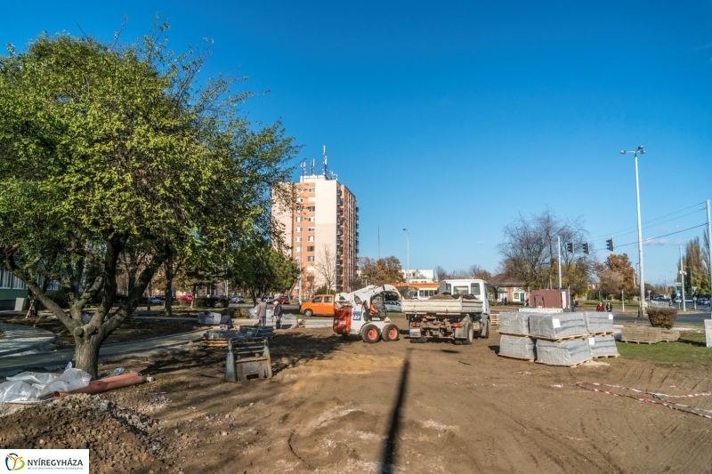 Pazonyi tér felújítása - fotó Kohut Árpád