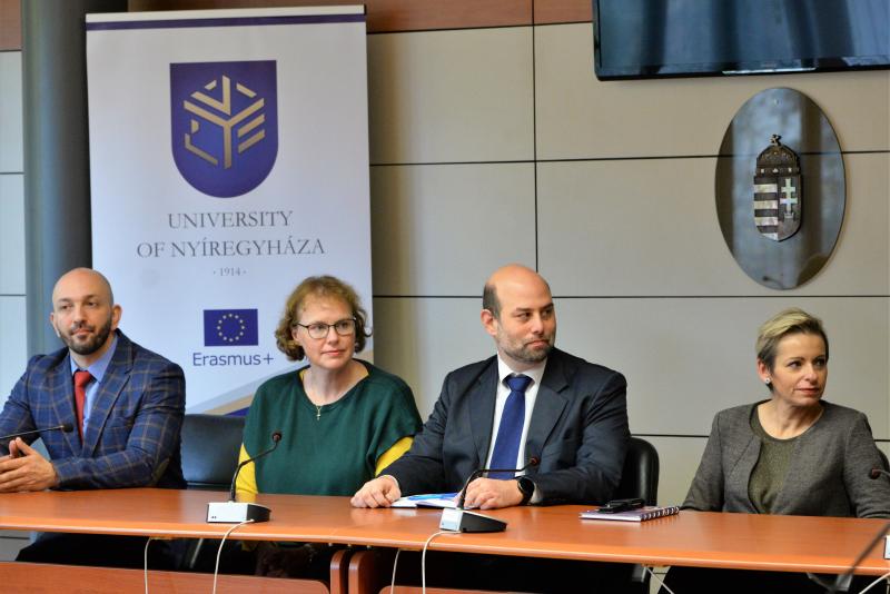 A Nyíregyházi Egyetemre  delegáció érkezett St.Pölten-ből 