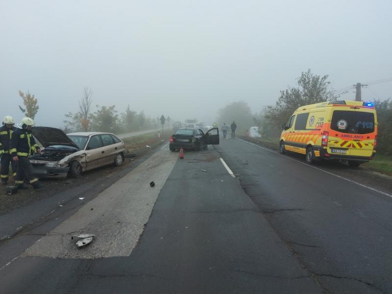 A reggeli ködös időben baleset történt Nyírtelek és Virányos között