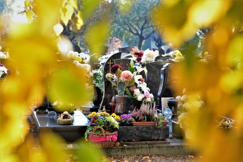 Az emlékezés virágai az Északi temetőben