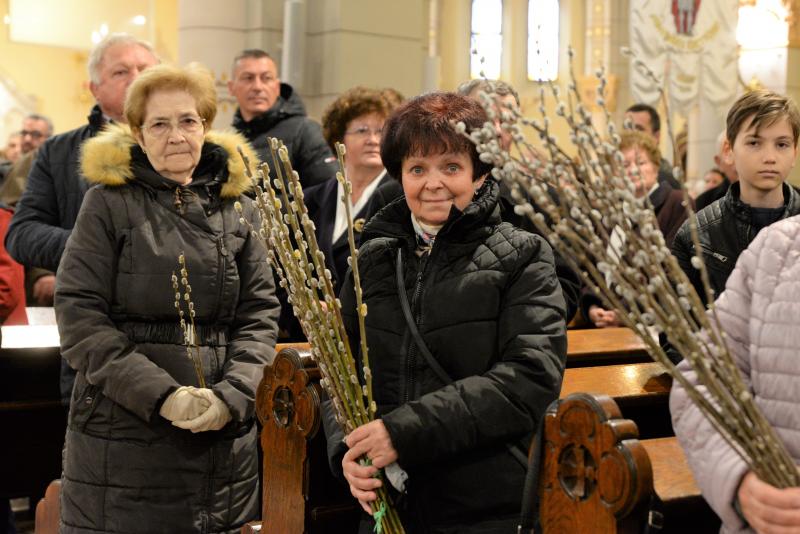 Barkaszentelés virágvasárnapon a Magyarok-Nagyasszonya társszékesegyházban