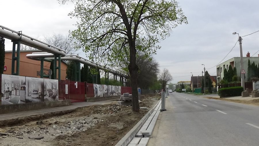 Derkovits utca – Épül a csapadékelvezető rendszer