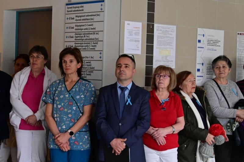 Emléktábla avató a kórházban - Dr Endreffy Ildikó