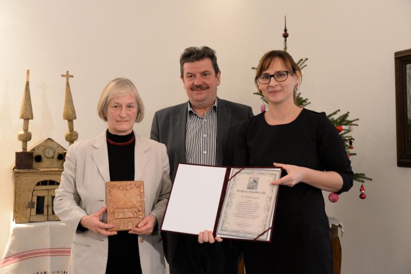 Erdész Sándor-díj átadás - Ratkó Lujza az ez évi kitüntetett