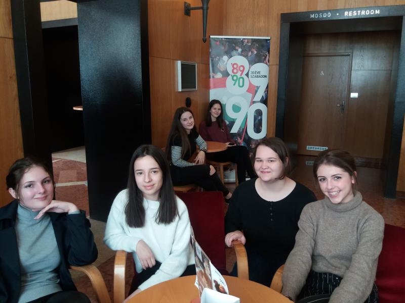 Fáraóval találkoztak Budapesten a Szent Imre gimnázium diákjai