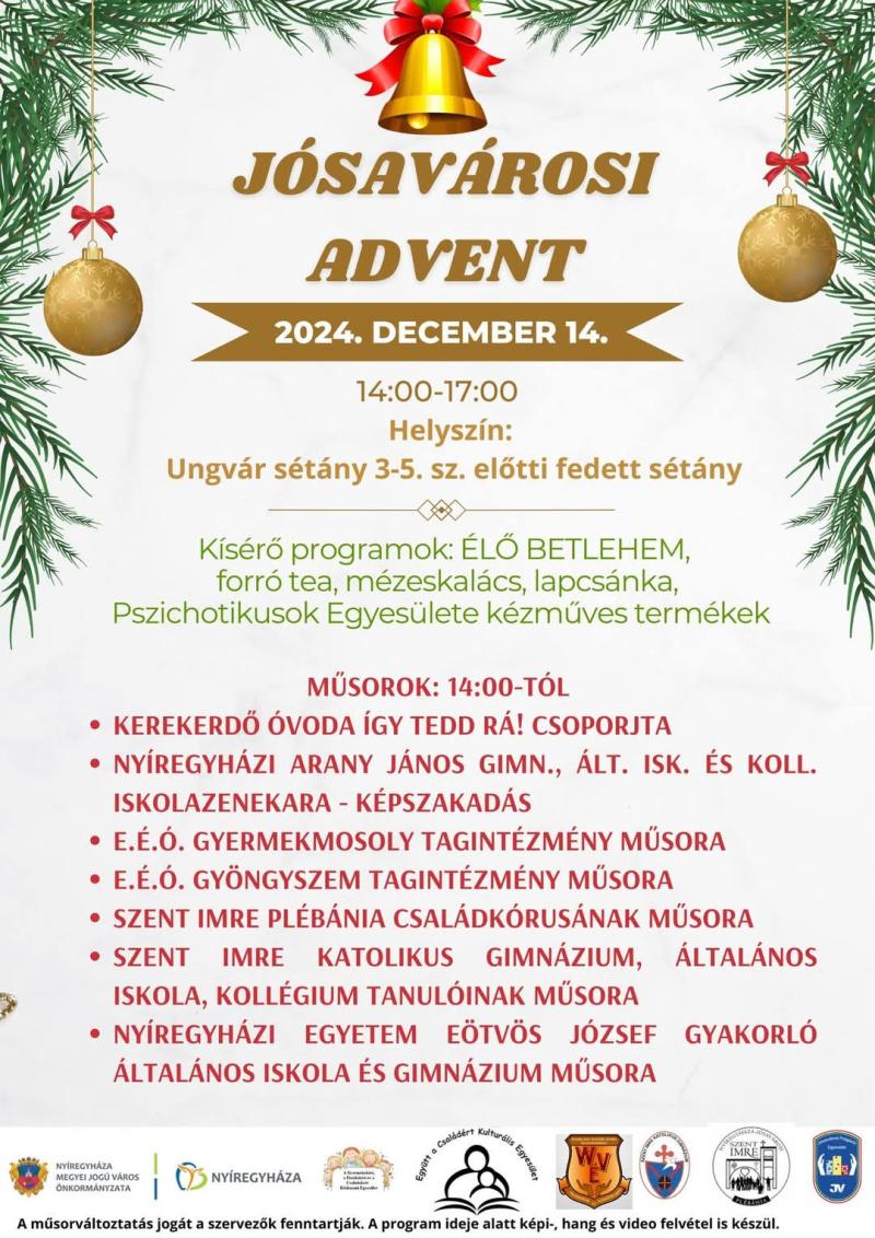 Ismét sokaknak okozott örömöt és hozott feltöltődést a Jósavárosi Advent