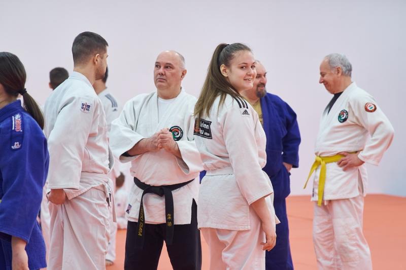 Judo terem átadó az Atlétikai Centrumban