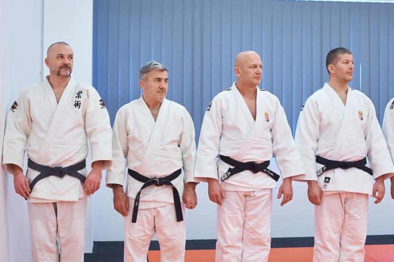 Judo terem átadó az Atlétikai Centrumban