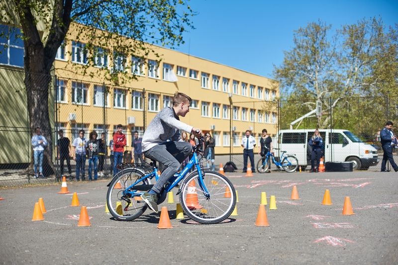 Kerékpáros Kupa a Zelk iskolában