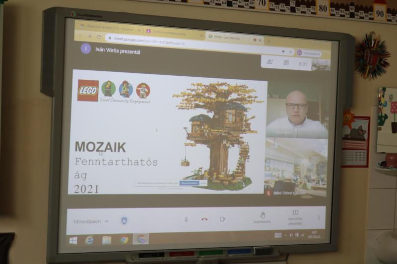 Lego mozaikokkal a Föld napján a Szent Imre Katolikus Általános Iskolában