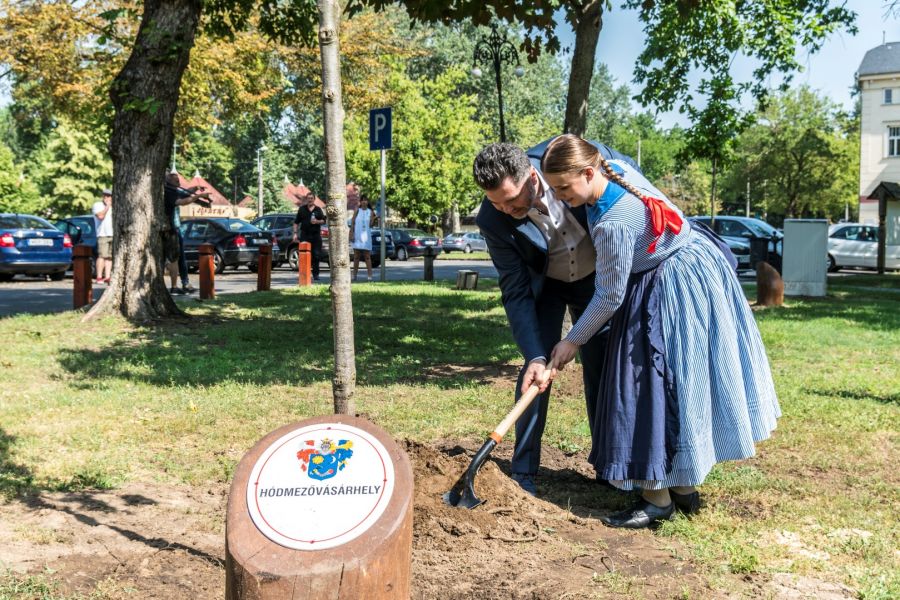 Megyei Jogú Városok Polgármesterei ültettek fákat Sóstógyógyfürdőn