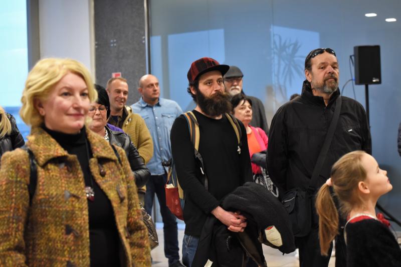 Mihálka György kiállításának megnyitója a Korzóban