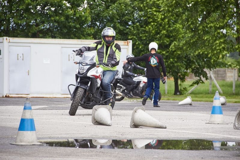 Motoros közlekedésbiztonsági gyakorlat