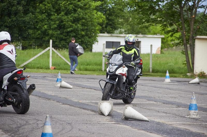 Motoros közlekedésbiztonsági gyakorlat