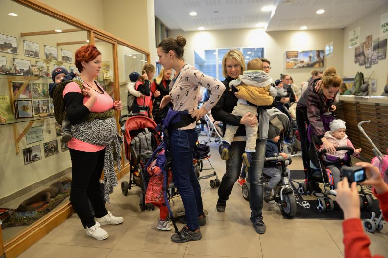 Nemzetközi Babahordozó hét megnyitó - Séta az Állatparkban