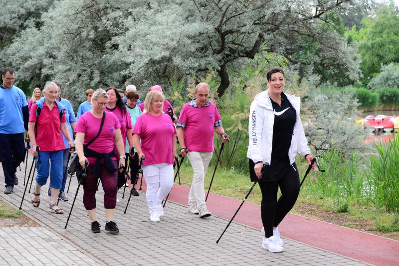 Nordic walking túra a Sóstói tó körül