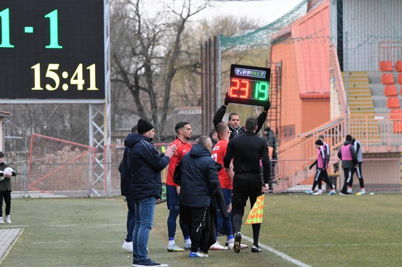 Nyíregyháza Spartacus - Pécsi MFC labdarúgó mérkőzés 2023. tavasz