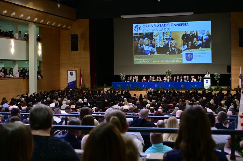 Oklevélátadó Ünnepi Szenátusi Ülés 2026 januárjában