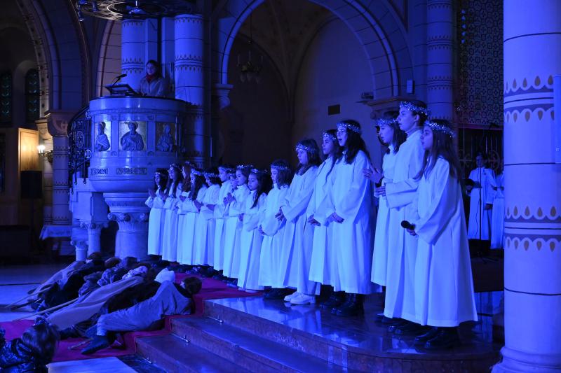 Pásztorjáték a Magyarok Nagyasszonya-társszékesegyház templomában