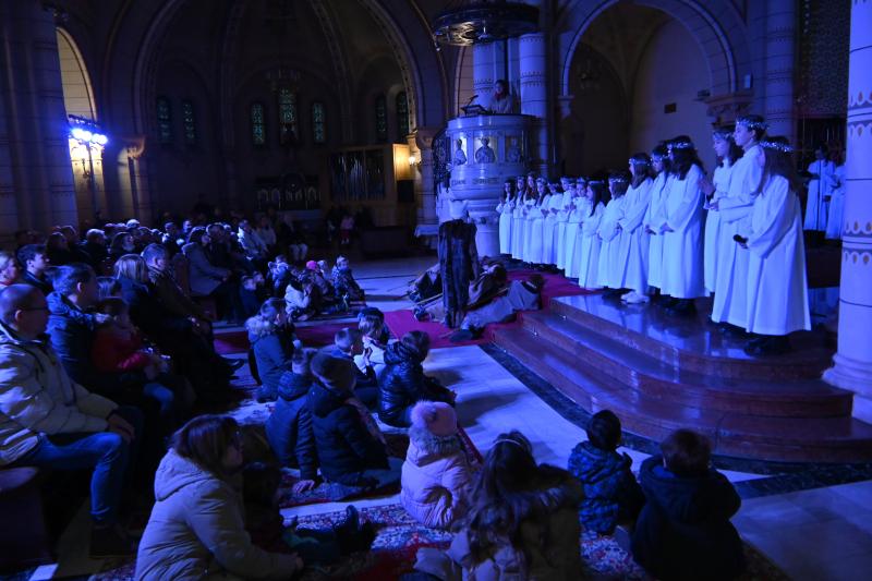 Pásztorjáték a Magyarok Nagyasszonya-társszékesegyház templomában