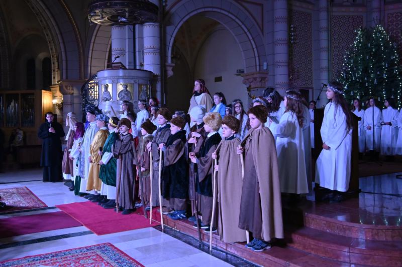 Pásztorjáték a Magyarok Nagyasszonya-társszékesegyház templomában